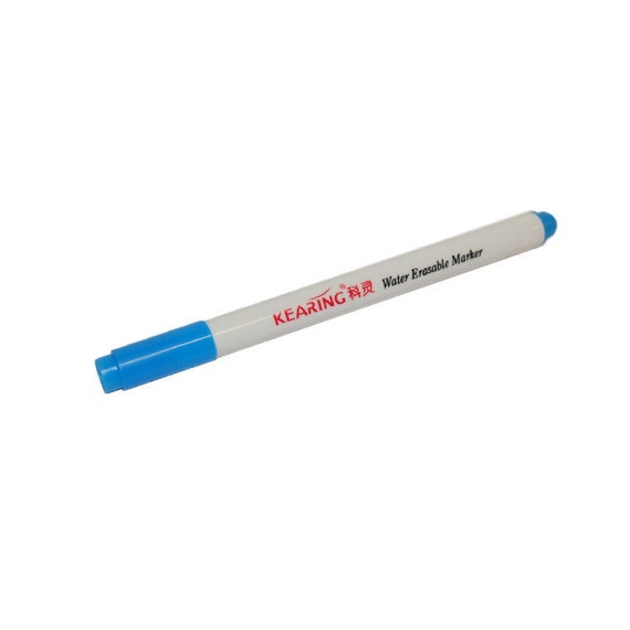 Water Erasable Fabric Marker Pen Blue Kearing Sold per Piece 