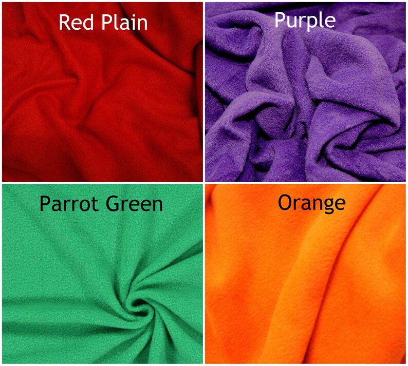 Plain Anti Pill Fleece Fabric Super Soft Material Anti Pill Etsy