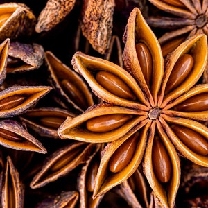 Organic Whole Star Anise Authentic Indian Cooking spices by Balsara's Online image 1