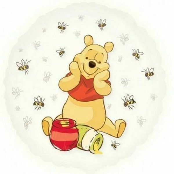 Winnie The Pooh Honey Clear Large Balloon 26in (66cm) - Party Decoration Birthday Celebration Party Supplies Decoration Unisex Girls Boys