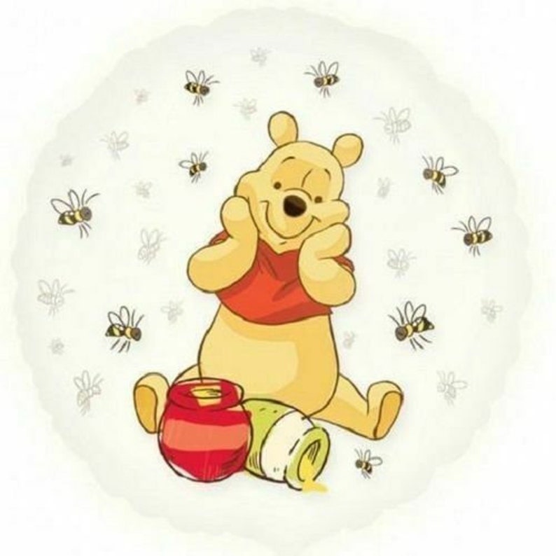 Winnie The Pooh Honey Clear Großer Ballon 66cm Party Dekoration Geburtstagsfeier Partybedarf Dekoration Unisex Mädchen Jungen Bild 3