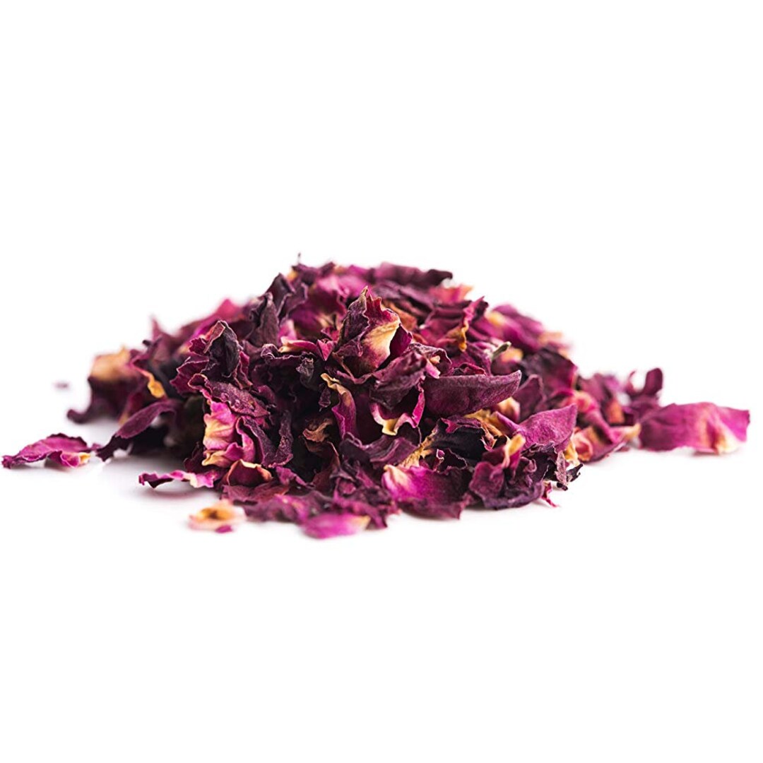 Red Rose Petal, Organic 1lb BULK Rosa Centifolia Tea Edible Dry Flower Food  Grade Herb 