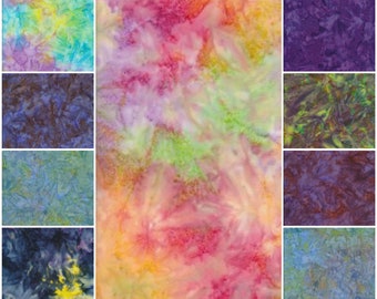 100% Cotton Handmade Java Batik Fabric Marble Effect Smoke | Etsy UK