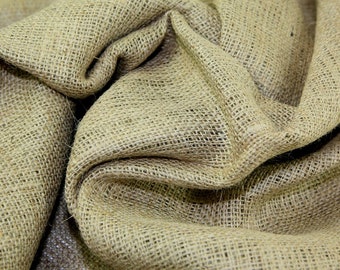 Natural Luxury Hessian 100% Jute 10oz Burlap Craft Fabric 140cms wide best for embroidery, Crafts, sewing, mats, rugd