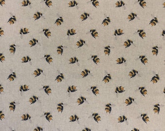 Bumble bee Fabric Digital Print Upholstery Curtains Craft Quilting, Patchwork, Cushion, Dressmaking Bee fabric