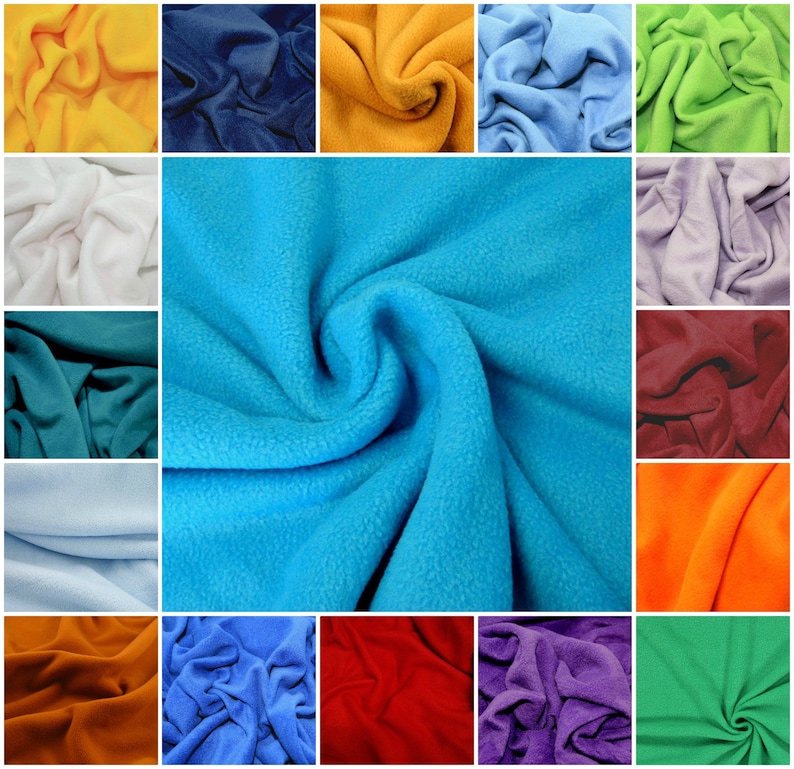 Plain Anti Pill Fleece Tessuto Super Soft Material Anti Pill Etsy Italia