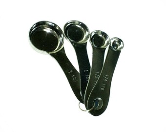 Premium Quality Stainless Steel Measuring Spoons Set Cups Tablespoons Quarter spoon Teaspoon 4 in a pack Dishwasher safe