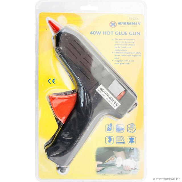 Heavy Duty Glue Gun, High Temp 40W Full Size Standard Melt Glue Gun Uses  7/16 D Glue Sticks for DIY Small Projects, Arts and Crafts, Christmas 