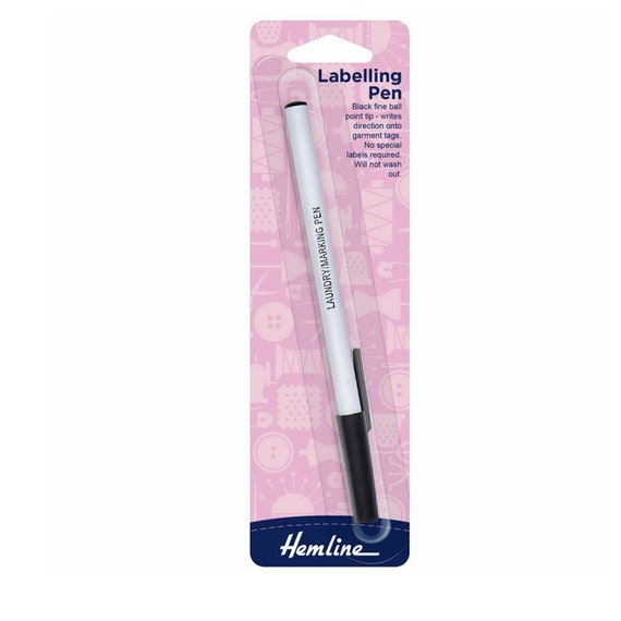 Blank Name Tape Labels and Laundry Marking Pen