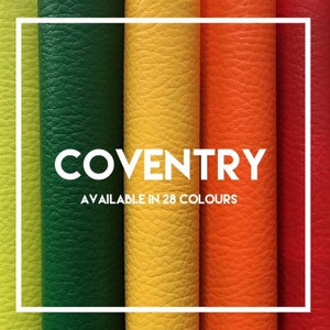 COVENTRY | PVC Leatherette | Faux Leather | Vinyl