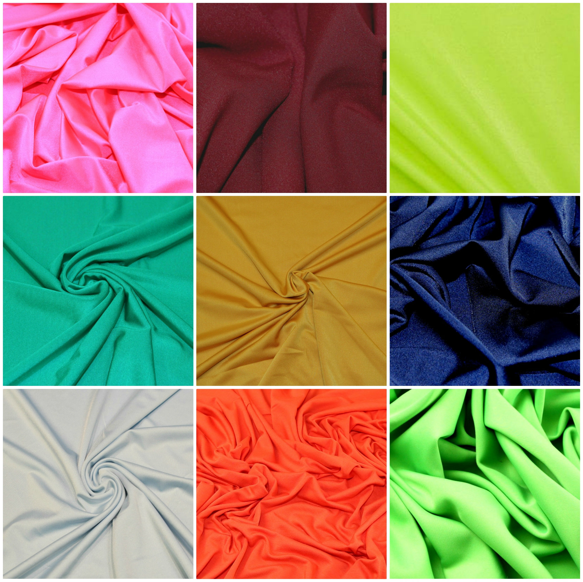 Cotton Lycra Fabric Sewing Spandex Fabric Lycra Knit Stretch