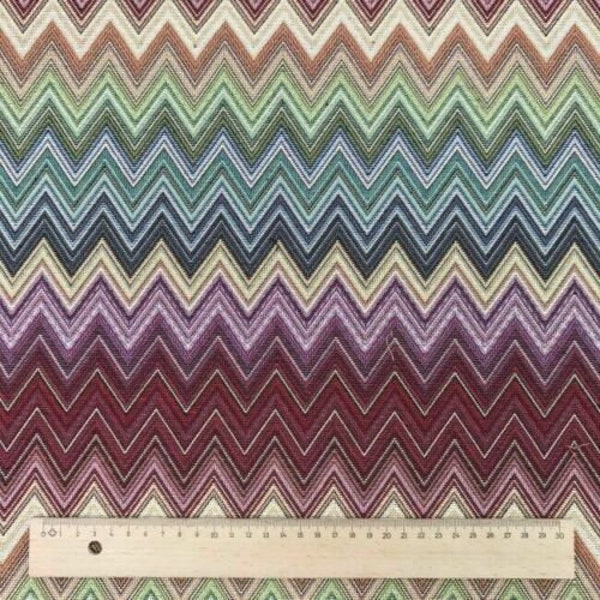 New World Gobelin Murano Chevron Stoff Designer schwere gewebte Gobelin Crafting weiche Einrichtung Polsterstoff