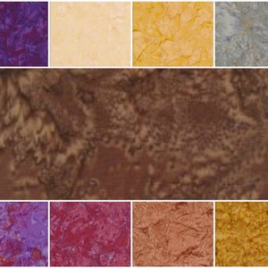 100% Cotton Handmade Java Batik Fabric Marble Effect Smoke Purple Red ...