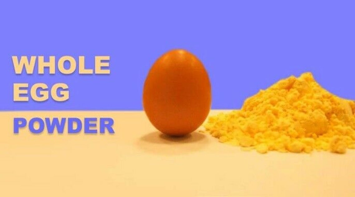 Organic Dried Whole Egg Powder Instant Scrambles Eggs Etsy UK
