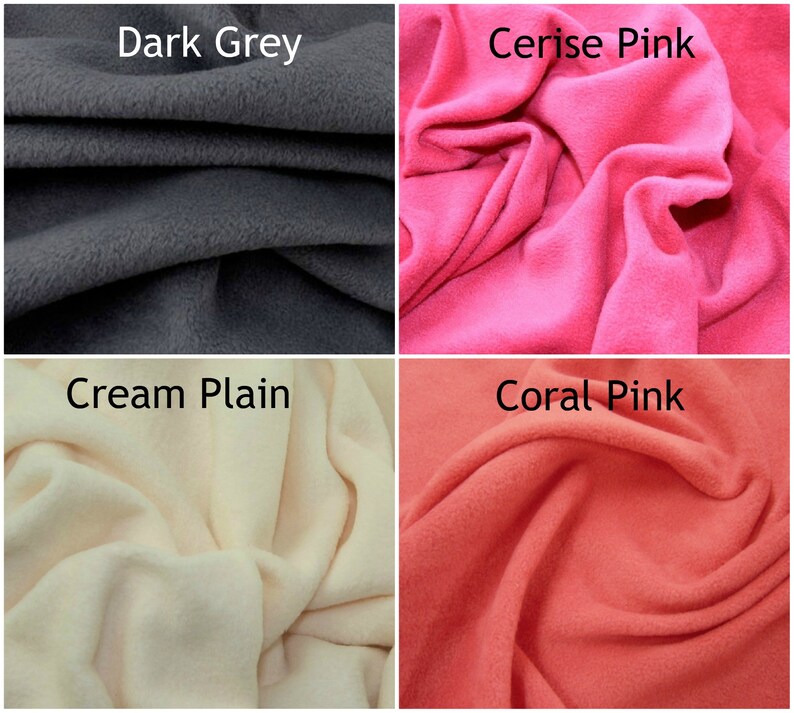 Plain Anti Pill Fleece Fabric Super Soft Material Anti Pill - Etsy