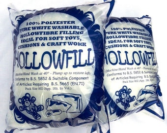 Relleno para juguetes de poliéster Hollowfill Relleno para juguetes SuperSoft para relleno de juguetes blandos, manualidades y pasatiempos, cojines, etc. (Peso 270 g aprox.)