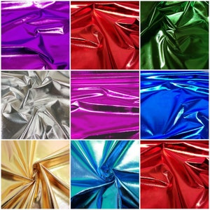 TRICOT BACK STRETCH LAME 45' /SILVER 1 YD HOLIDAY COSTUME DECOR CHEER BOWS TRICOT BACK STRETCH LAME 45' /SILVER 1 YD HOLIDAY COSTUME DECOR CHEER BOWS