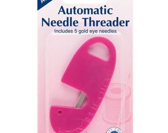 Needle Threader Clover Embroidery Threader for Large Eye Needles