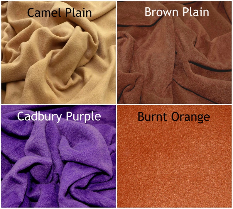 Plain Anti Pill Fleece Fabric Super Soft Material Anti Pill Etsy