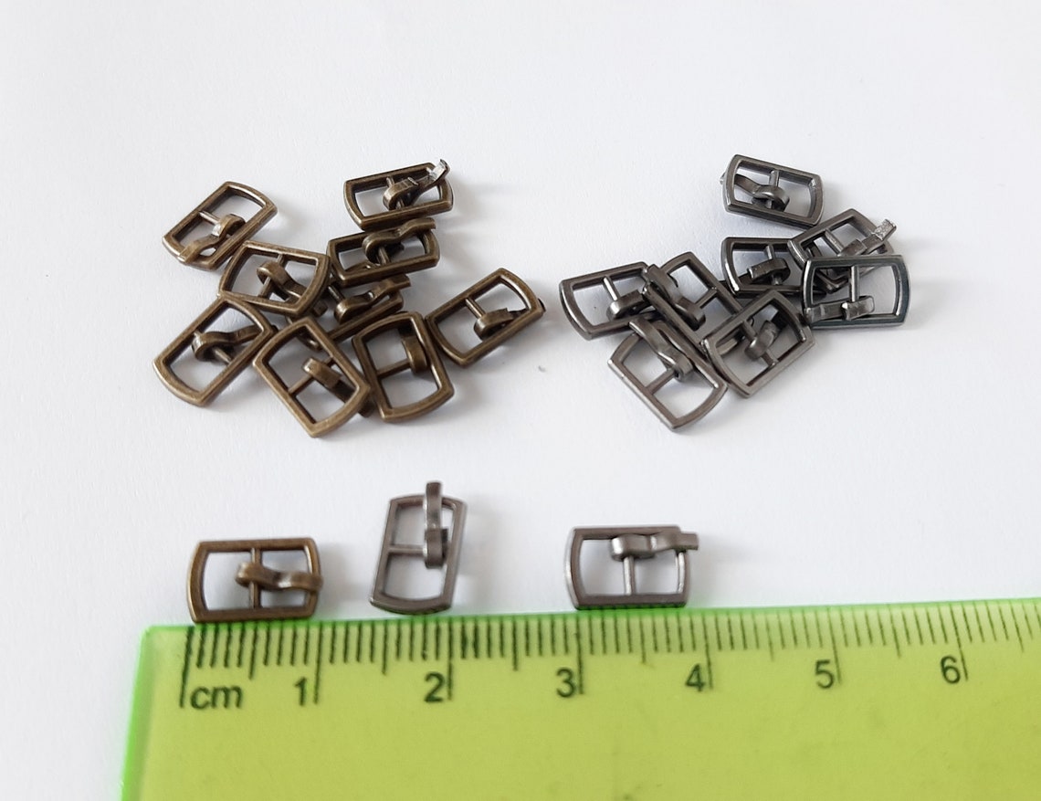 2 pcs Tiny Mini Buckles 4.5 mm Inner Diametr Doll Sewing Etsy