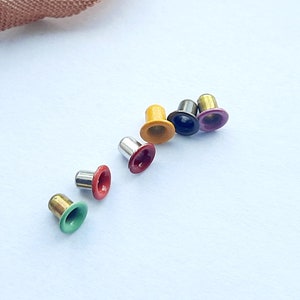 Mini Eyelet Grommets 1.5mm 10 pcs Sewing Craft Doll Clothes Making Supply Accessories Blythe Barbie BJD Doll Shoes Making