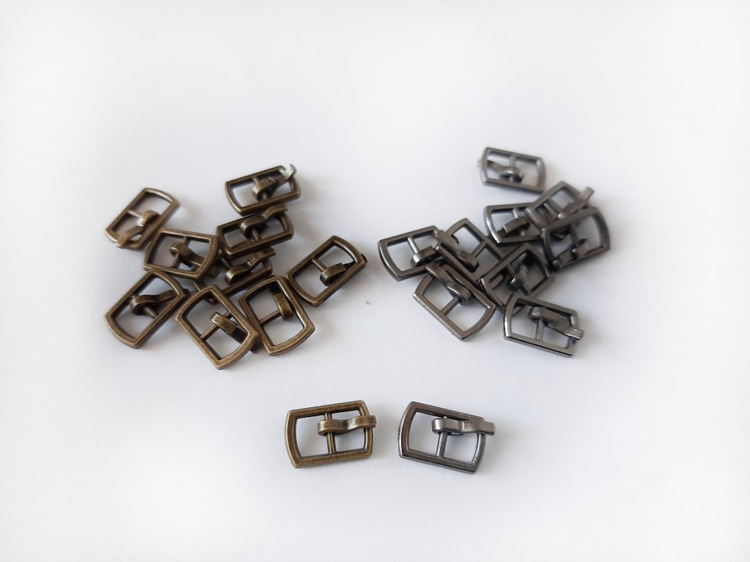 5 Pcs Tiny Mini Buckles 4.5 Mm Inner Diametr Doll Sewing Projects Craft