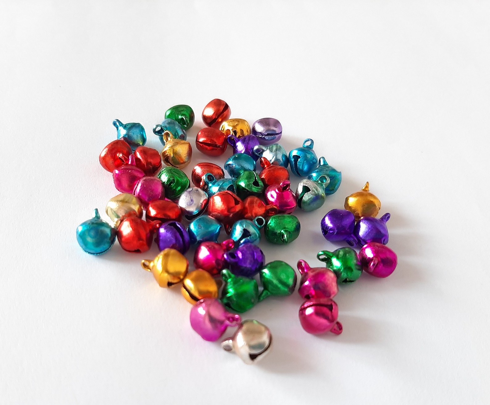 Colored Jingle Bells Small Charm 6mm/8 mm Craft Bells Etsy