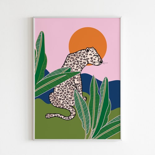 Prints Digital Prints A3 Cheetah Print