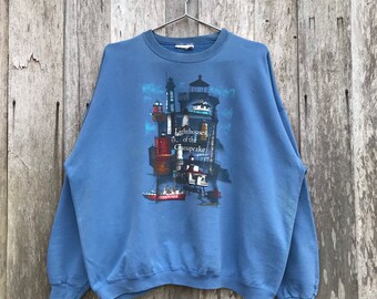 Vintage Lighthouses Of The Chesapeake Sweatshirt