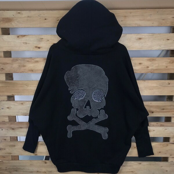 Vintage Skull Hoodie Big Logo Vintage Japanese Brand Seditionaries Hoodie Big Skull Logo