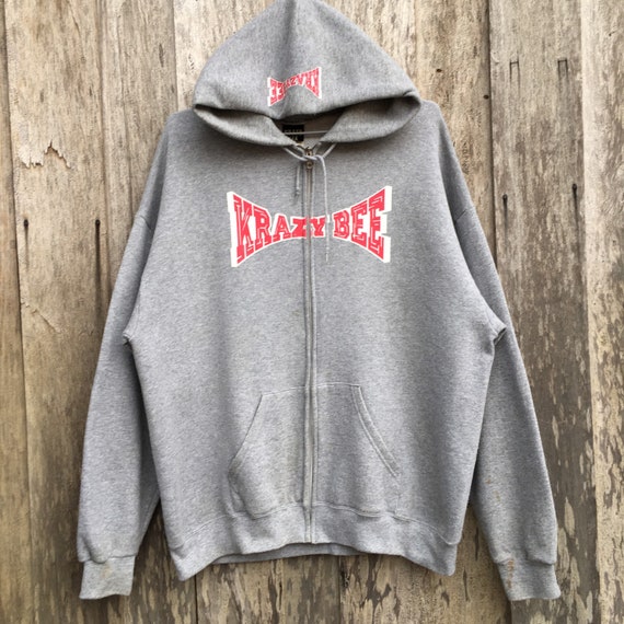 Vintage Krazy Bee Hoodie Sweatshirt