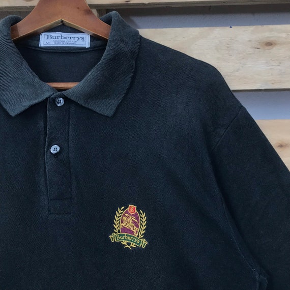 Vintage Burberrys Polo Shirt Made In England Vint… - image 4