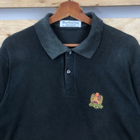 Vintage Burberrys Polo Shirt Made In England Vint… - image 2