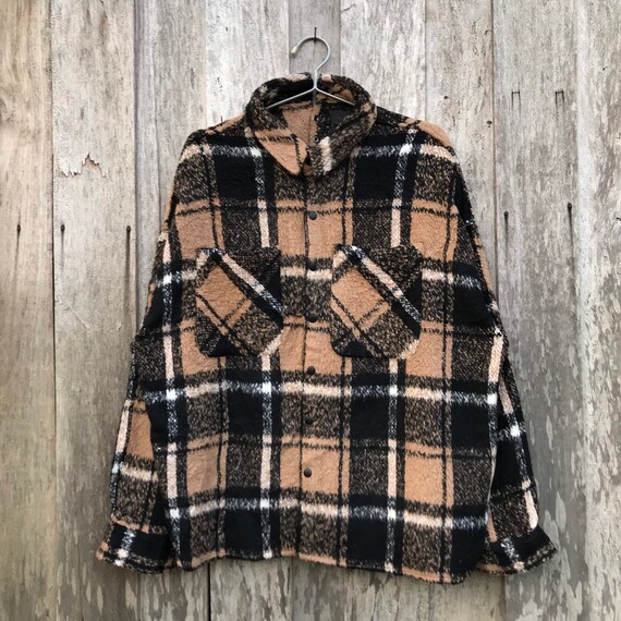 Vintage Danke Schon Flannel Faux Fur Jacket Danke Shön Jacket