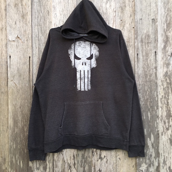 Marvel The Punisher Mens Fully Loaded One Jumpsuit Sweatshirt 