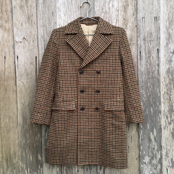 Harris Tweed Wool Coat