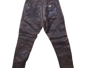 Mens Leather Clothes  Emporio Armani