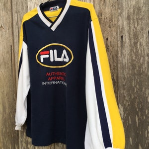 Vintage Fila V-Neck Sweatshirt image 3