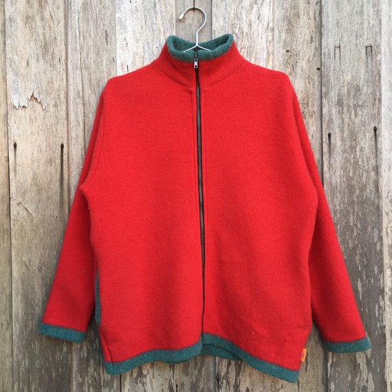 Vintage Natural Born Zip Up Fleece Sweatshirt