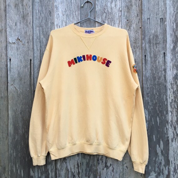 Vintage Miki House Spell Out Crewneck Sweatshirt Vint… - Gem