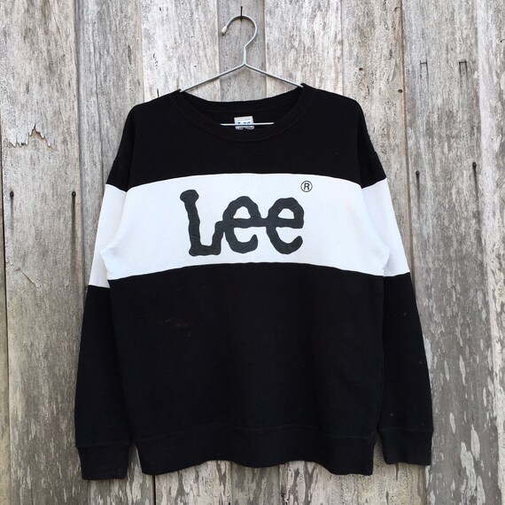 Vintage Lee Crewneck Sweatshirt Big Logo Etsy