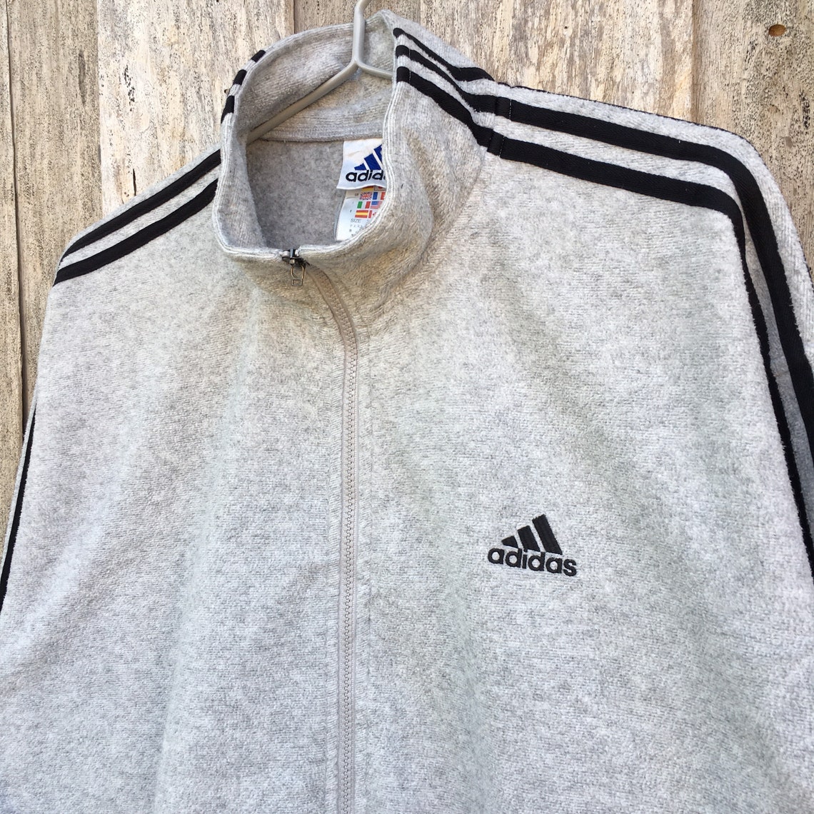 Vintage Adidas Zip up Sweatshirt | Etsy