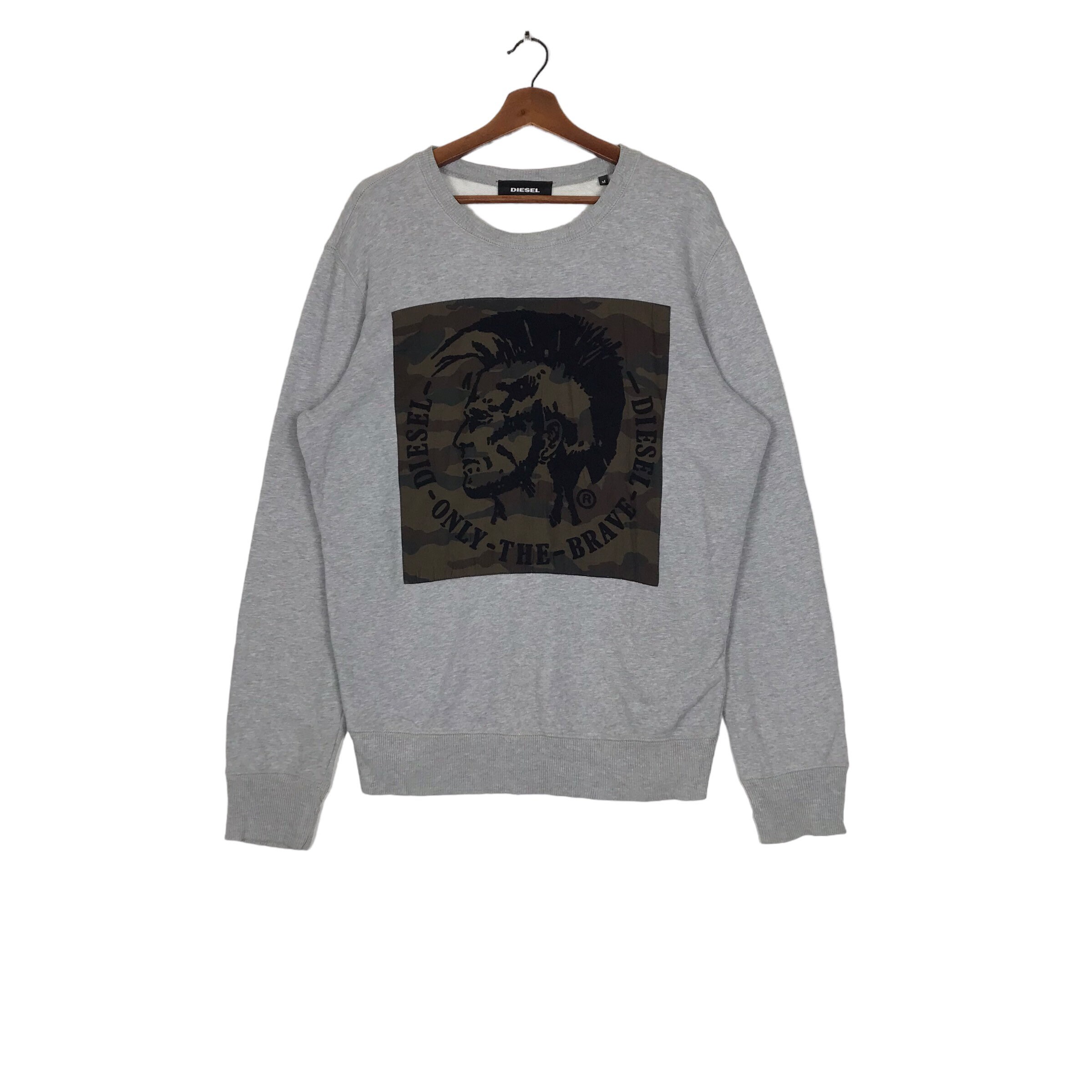 Diesel Scentyn s Sweatshirt Big Logo Diesel Mohawk Spell Out