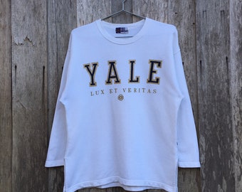 Vintage 90’s Yale University Crewneck Sweatshirt Big Logo