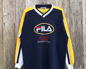 Vintage Fila V-Neck Sweatshirt