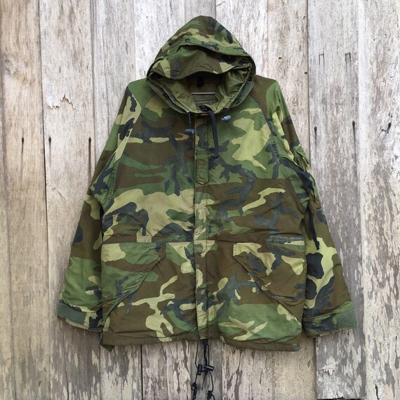 Vintage Camouflage Parka Army Hoodie
