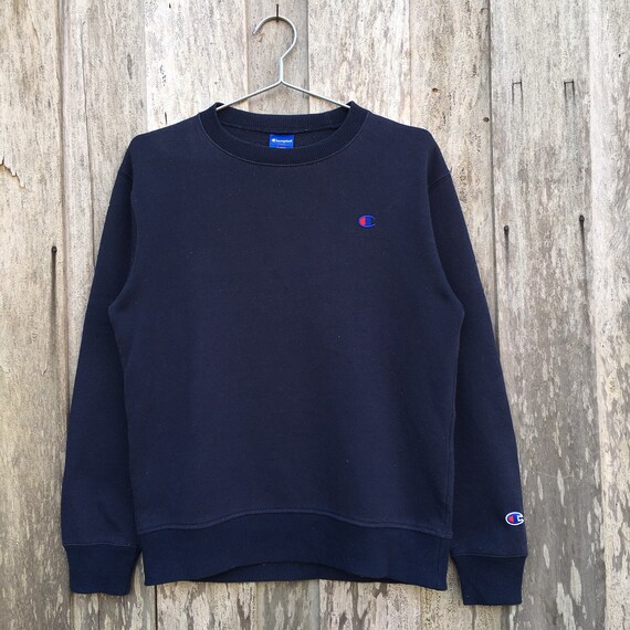 Navy blue champion 2025 crew neck