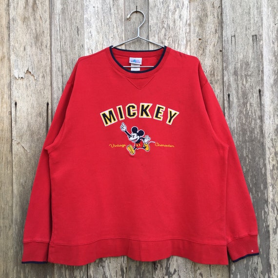 Vintage Disney Mickey Mouse Sweatshirt Big Logo