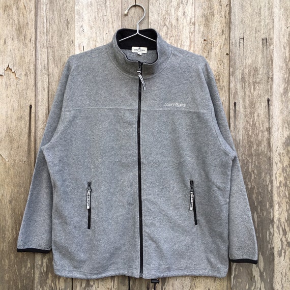 Vintage Courreges Paris Zip Up Fleece Sweatshirt