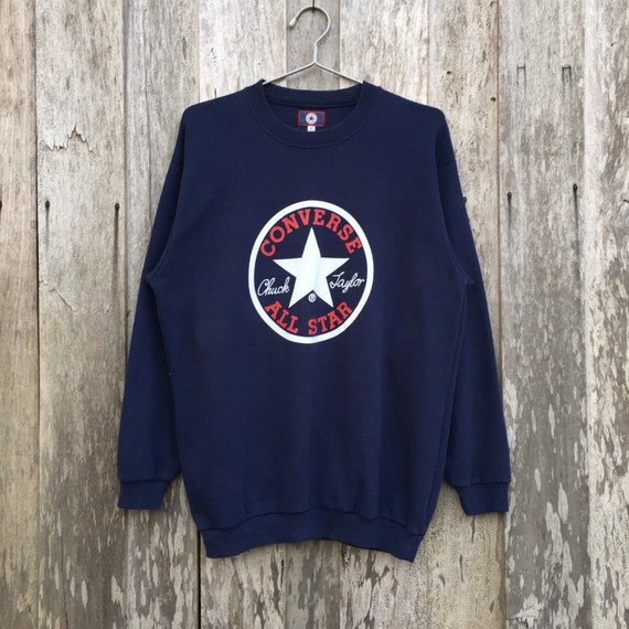 Vintage Converse All Star Chuck Taylor Sweatshirt Big Logo - Etsy